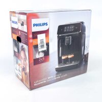 Philips Kaffeevollautomat Series 2200, Modell EP2224/10, 15 bar, 1500W, Kaschmirgrau – Frisch gebrühter Kaffee & Espresso, Milchaufschäumer, Touchdisplay, individuell einstellbar, kompakt & modern