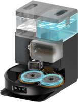 iRobot Roomba Combo 505 Plus Saugroboter, Schwarz, mit AutoWash Dock, 2-in-1 Saugen & Wischen, automatische Reinigung, intelligente Navigation, ideal für Hartböden & Teppiche, App-Steuerung