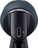 Samsung VS20C852FTB Handstaubsauger, kabellos, beutellos, Schwarz/Blau, leistungsstark, leicht, vielseitig, für Teppich & Hartboden, mit Zubehör, kompakt, einfache Reinigung