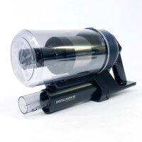 Samsung VS20C852FTB Handstaubsauger, kabellos, beutellos, Schwarz/Blau, leistungsstark, leicht, vielseitig, für Teppich & Hartboden, mit Zubehör, kompakt, einfache Reinigung