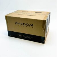 BYZOOM FITNESS 11.3kg adjustable dumbbell, Pure Series Black, 5 weight settings, compact and versatile.