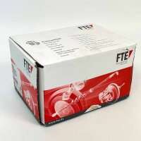 FTE 9290094 Brake caliper front axle left, cast iron, without bracket, grey, robust replacement part for precise braking, suitable for various vehicle models