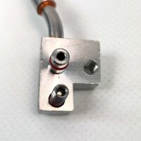 Mercedes Benz Q05 oil supply line hose connector, model no. 1678605001 90, replacement part for engine oil supply, robust, precisely fitting, high-quality workmanship