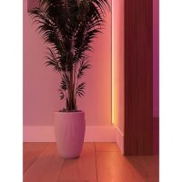 Philips 929004608001 Hue OmniGlow Gradient Lightstrip, 3m, 2700lm, flexibles LED-Band, farbige Lichteffekte, App-Steuerung, dimmbar, smartes Ambiente, kompatibel mit Sprachassistenten, einfache Montage