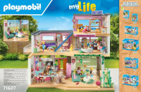 PLAYMOBIL 71607 House, Playset, Dollhouse with Conservatory, detailed, for creative role-playing, accessories included, promotes imagination, ages 4+
