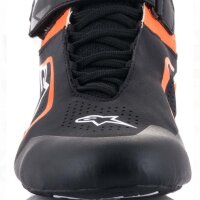 Alpinestars Tech-1 K V2 motorcycle boots, size 45, sporty, breathable, black-orange-white
