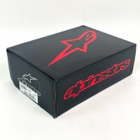 Alpinestars Tech-1 K V2 motorcycle boots, size 45, sporty, breathable, black-orange-white