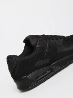 Nike Air Max 90 sneakers, size 42, black smooth leather, sporty, comfortable cushioning