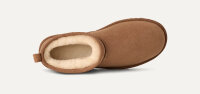 UGG Mens Classic Ultra Mini, Size 41, Lambskin Ankle Boots, Chestnut Color, Warmly Lined