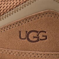 UGG Lowmel Damen Sneaker, Größe 40, Schaffellfutter, Farbe Chestnut, bequemer Freizeitschuh