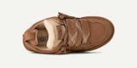 UGG Lowmel Damen Sneaker, Größe 40, Schaffellfutter, Farbe Chestnut, bequemer Freizeitschuh