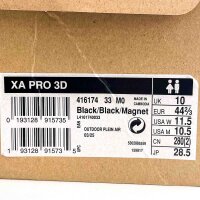 Salomon XA Pro 3D Sneaker, Herren, Größe 44 2/3, schwarz, atmungsaktiv, robuste Trailsohle, Outdoor-Sportschuh