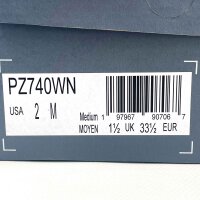 New Balance 740 Kinder Sneaker, Größe 33 1/2, weiß-silber-blau, sportlich, bequeme Passform