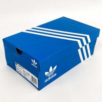 Adidas Samba OG J Sneaker für Jugendliche, Größe 36 2/3, Schwarz-Weiß-Braun, klassischer Lederschuh mit Gummisohle