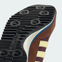 Adidas SL 72 OG Damen Sneaker, Größe 40 2/3, Wildleder, maroon-gelb-braun, Retro-Look, leichte EVA-Sohle