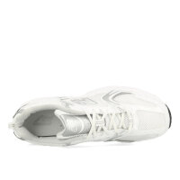 New Balance 530 womens sneakers, size 38, white with silver metallic details, sporty casual shoe