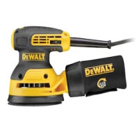 DeWALT DWE6423-QS Exzenterschleifer 280W, 125mm, variabler Drehzahl, Staubfangsack, ergonomisch