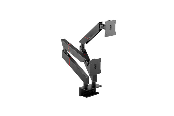 SecretLab Magnus Dual Monitor Arm, schwarz, höhenverstellbar, Kabelmanagement, für 2 Monitore bis 34 Zoll
