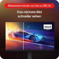 LG Ultragear 32GS75QX-B Gaming-Monitor 32", WQHD, IPS, 180Hz, AMD FreeSync, DisplayHDR 400, Grau