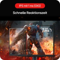 LG Ultragear 32GS75QX-B Gaming-Monitor 32", WQHD, IPS, 180Hz, AMD FreeSync, DisplayHDR 400, Grau