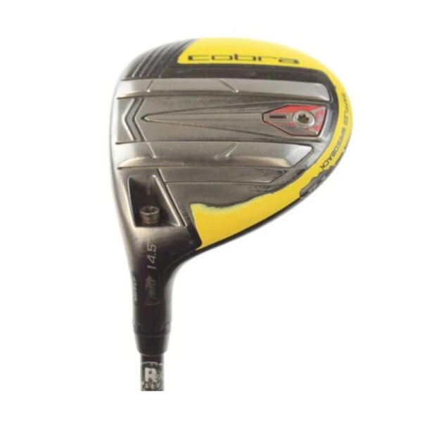Cobra King F9 Speedback Fairwayholz 3, Linkshand, Regular Flex, 14.5° Loft, Lamkin Crossline Griff, ideal für Anfänger