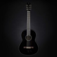 Yamaha C40BLII 4/4 acoustic guitar, black, entry-level model, elegant design, wooden body, classic sound