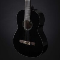 Yamaha C40BLII 4/4 acoustic guitar, black, entry-level model, elegant design, wooden body, classic sound