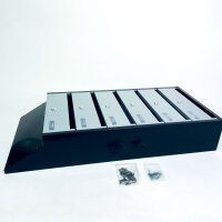 Rottner Depot 6 mailbox system, silver-black, 6...