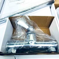 Jacob Delafon Louise shower system E24368-CP, chrome-plated, with thermostat, height-adjustable, hand and overhead shower