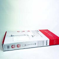 Jacob Delafon Louise shower system E24368-CP, chrome-plated, with thermostat, height-adjustable, hand and overhead shower