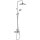 Jacob Delafon Louise shower system E24368-CP, chrome-plated, with thermostat, height-adjustable, hand and overhead shower
