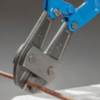 Högert Technik Bolzenschneider 900mm, Stangenschere, extra gehärtete Klingen, Chrom-Molybdän-Stahl, Profi-Qualität
