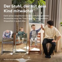 Stokke Tripp Trapp Stuhl, Storm Grey, höhenverstellbar, ergonomisch, für Kinder & Erwachsene, klassisches Design, leichte Gebrauchsspuren