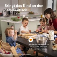 Stokke Tripp Trapp Stuhl, Storm Grey, höhenverstellbar, ergonomisch, für Kinder & Erwachsene, klassisches Design, leichte Gebrauchsspuren