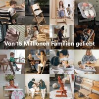 Stokke Tripp Trapp Stuhl, Storm Grey, höhenverstellbar, ergonomisch, für Kinder & Erwachsene, klassisches Design, leichte Gebrauchsspuren