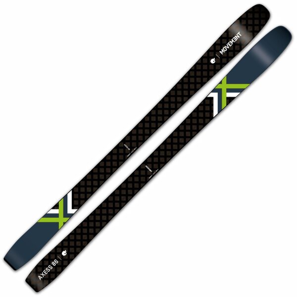 MOVEMENT Axess 86 touring skis, model 22/23, 177cm, sidecut 124/86/113mm, radius 15m, lightweight all-round touring skis