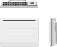 MAUNA Electric Radiator 1500W, Inertia Heater, Energy Saving, Wall Mounted, Thermostat, Quiet Operation