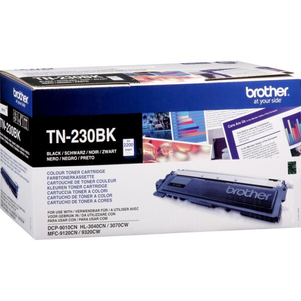 Brother TN-230BK Toner, Schwarz, kompatibel, ca. 2200 Seiten, für HL-3040/3070, MFC-9120/9320