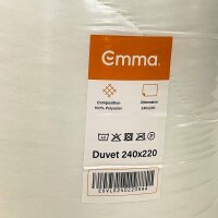 Emma Bettwäsche 240x220, Einzelbett, atmungsaktiv, für Frühling & Herbst, weiche Mikrofaser, pflegeleicht