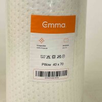 Emma Premium Neck Pillow 70x40 cm, ergonomic, height-adjustable, cooling memory foam, Thermosync, washable cover