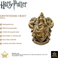 Noble Collection Harry Potter Gryffindor Crest, Bronze, Detailed Collectors Emblem, Decorative Fan Accessory
