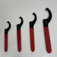 MALLOOM 9-tlg. Radmutternschlüssel-Set, Universal, aus Kohlenstoffstahl, für Gewindefahrwerk- und Stoßdämpfereinstellung