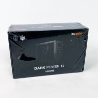 be quiet! DARK POWER 14, 1000W PC-Netzteil, vollmodular, 1x 12-Pin GPU, 4x PCIe, leise, schwarz