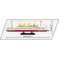 COBI H.M.H.S. Britannic 1929, model kit, 636 pieces, 1:700 scale, detailed construction toy for collectors and children
