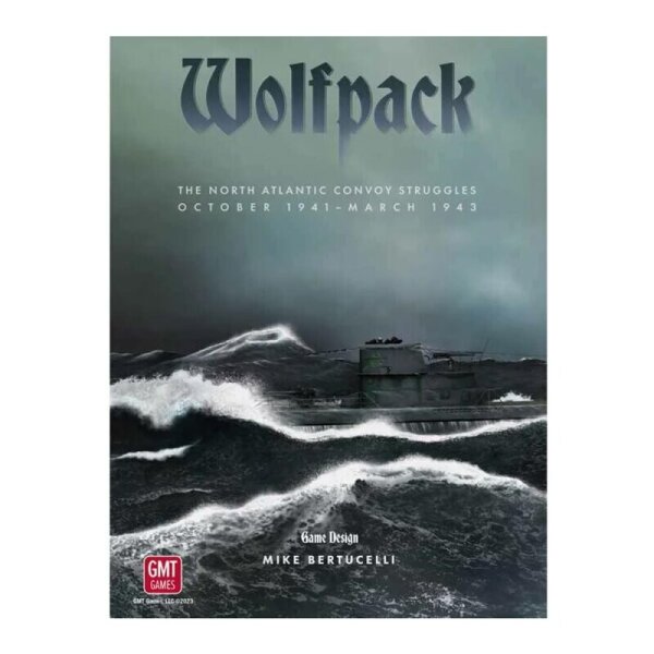 Wolfpack 2412, strategisches Brettspiel auf Englisch, Nordatlantik-Konvoikämpfe, kooperativ, historisches Setting