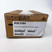 Ricoh Toner M C250H 408340, Schwarz, Tonerkartusche, ca. 6300 Seiten, leichte Tonerstaub-Spuren