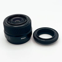 Nikon NIKKOR Z DX 24mm f/1.7 prime lens, fast aperture, including lens hood HN-42