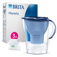 BRITA Marella Wasserfilterkanne, 3 Filter,...