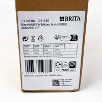 BRITA Marella Wasserfilterkanne, 3 Filter, Blau/Transparent, 2,4L, Kalkreduzierung, spülmaschinengeeignet
