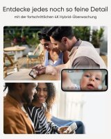eufy Babyphone E21, 4K UHD, 5"-Display, WLAN/Offline, App & Monitor, Schwenk/Neigen, 8x Zoom, Akku-Kamera